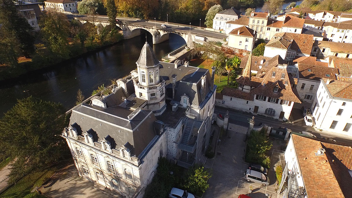 L'EMCA, vue aérienne