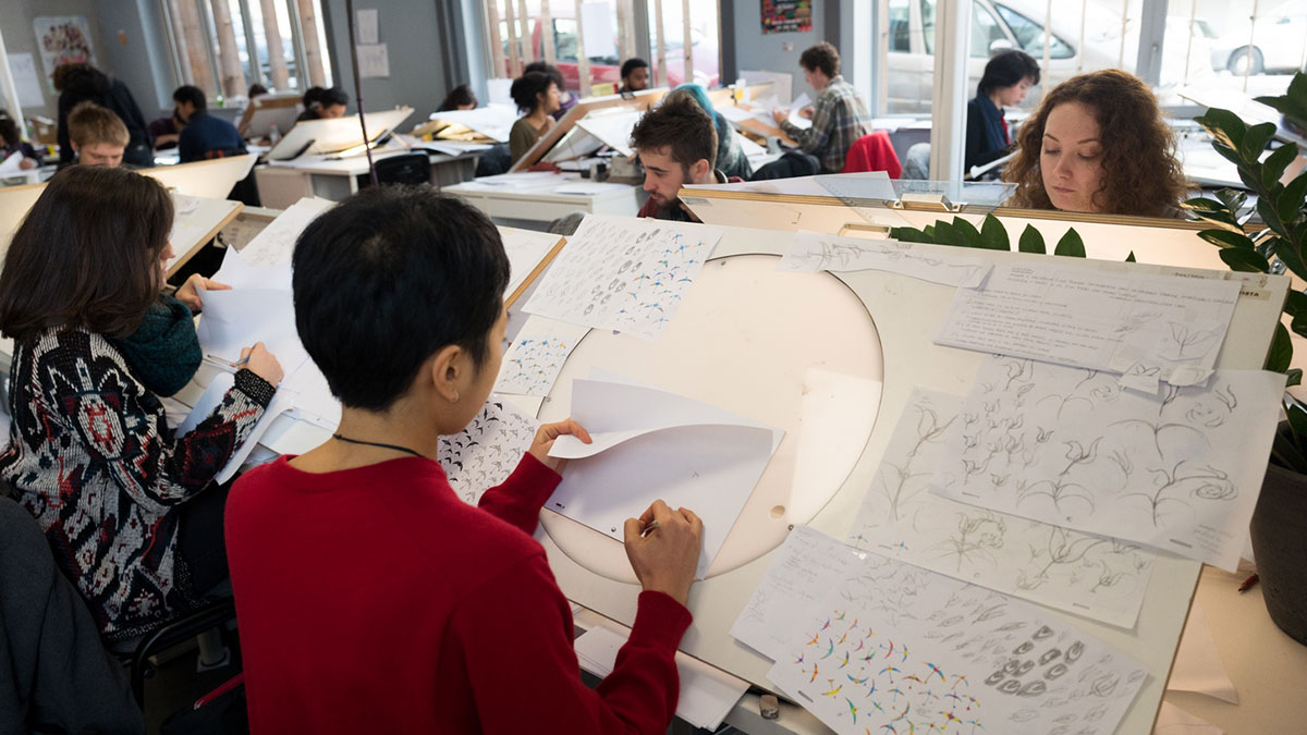 L'Atelier, salle de cours