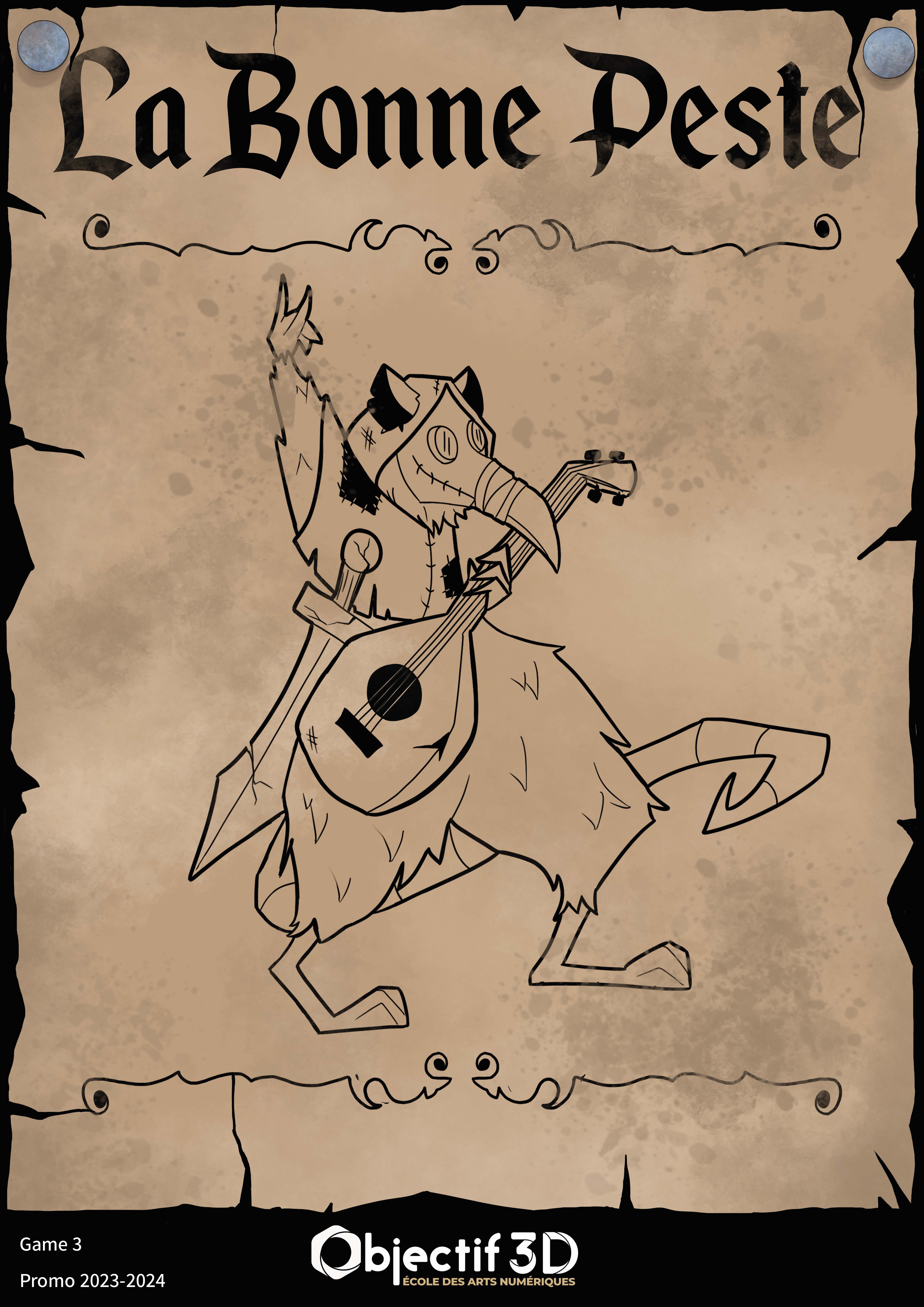 affiche LA BONNE PESTE