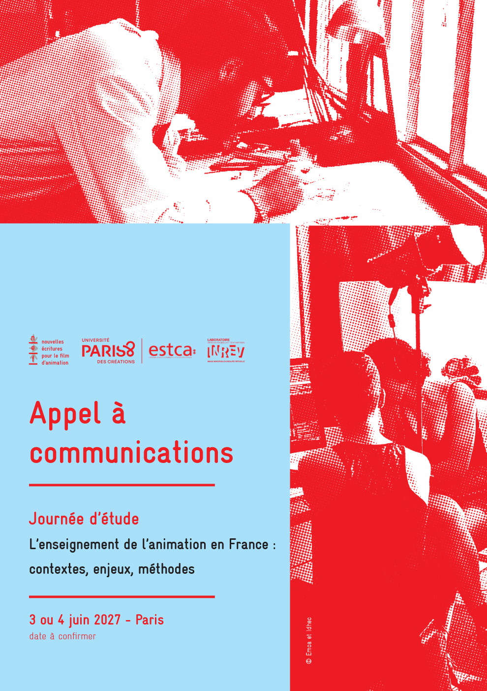 Appel à communication – L’enseignement de l’animation en France